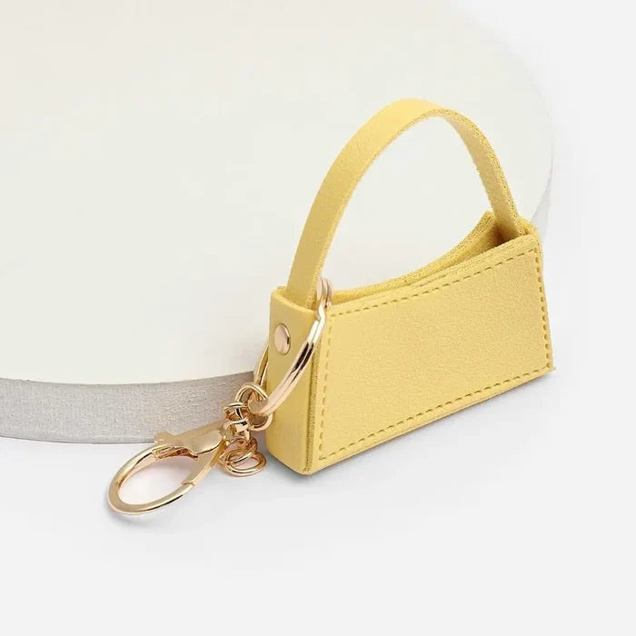 1+1 Free Birkin Inspired Mini Hand Bag - Candy Color Bag Charm Keychain