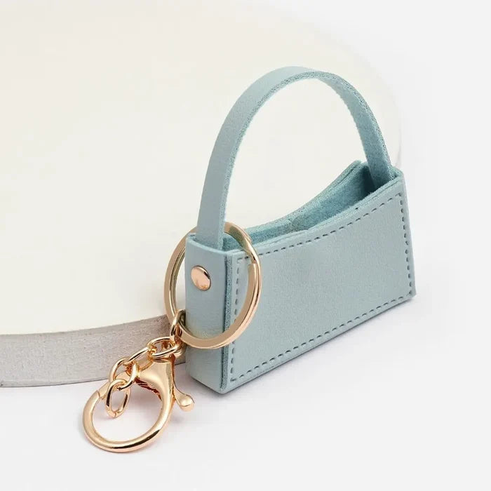 1+1 Free Birkin Inspired Mini Hand Bag - Candy Color Bag Charm Keychain