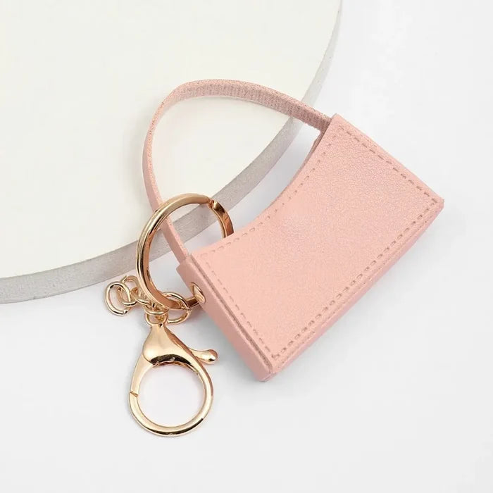 1+1 Free Birkin Inspired Mini Hand Bag - Candy Color Bag Charm Keychain