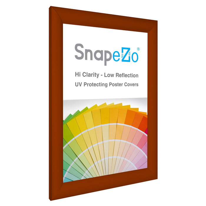 11x17 Brown SnapeZo® Snap Frame - 1.2" Profile