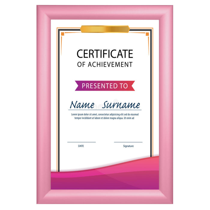 11x17 Pink SnapeZo® Snap Frame - 1.2" Profile