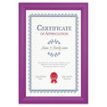 11x17 Purple SnapeZo® Snap Frame - 1.2" Profile