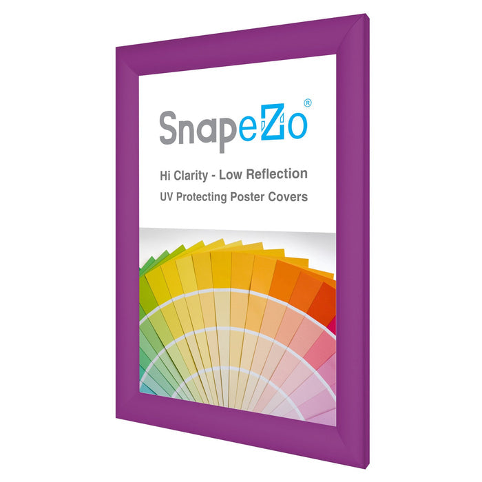 11x17 Purple SnapeZo® Snap Frame - 1.2" Profile