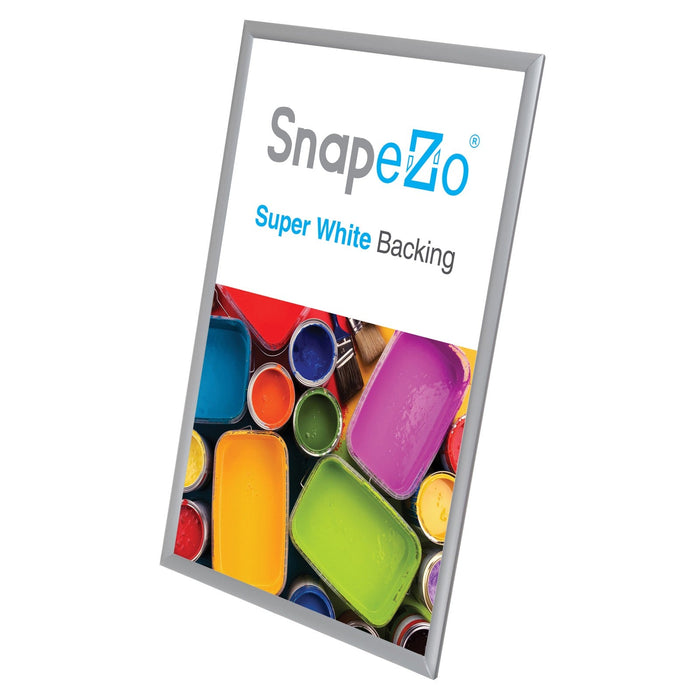 13x19 Silver SnapeZo® Snap Frame - 1" Profile