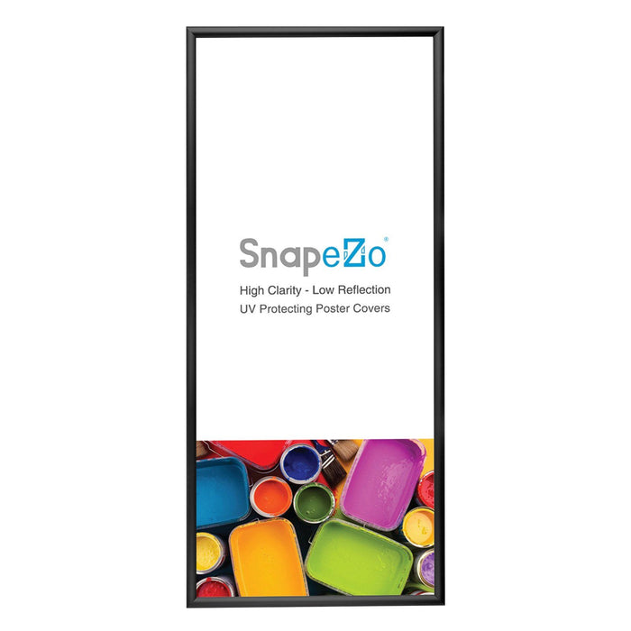 17x38 Black SnapeZo® Snap Frame - 1.2 Inch Profile