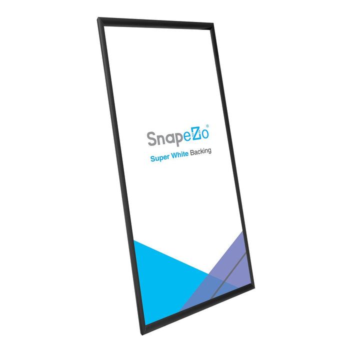 17x38 Black SnapeZo® Snap Frame - 1.2 Inch Profile