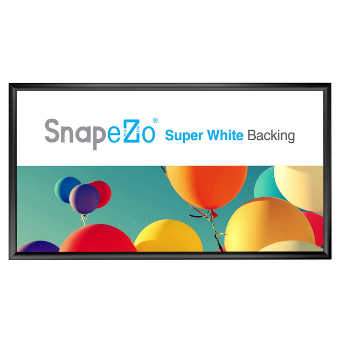 18x36 Black SnapeZo® Snap Frame - 1.2" Profile