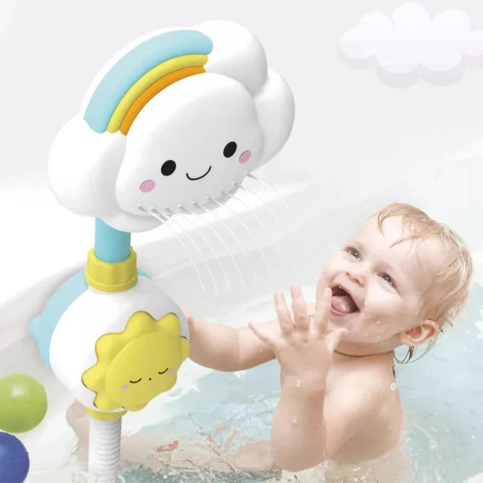 1pcs Kids Cloud Shower Toy - Baby Bathtub Water Toy for Boys and Girls, Fun Comfort Gift