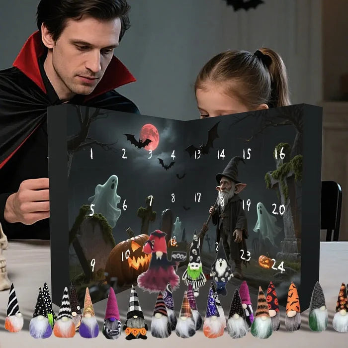 24-Day Halloween Gnome Countdown Calendar – Seasonal Decor 2025
