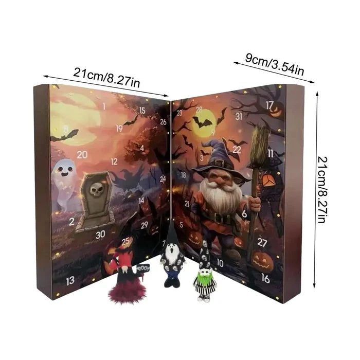 24-Day Halloween Gnome Countdown Calendar – Seasonal Decor 2025