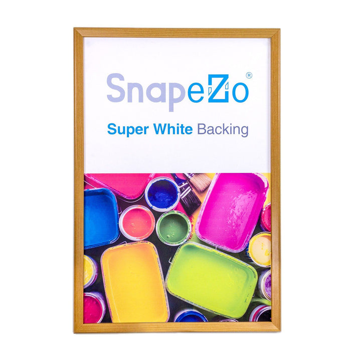 24x30 Light Wood SnapeZo® Snap Frame - 1.25 Inch Profile