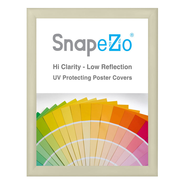 24x32 Cream SnapeZo® Snap Frame - 1.2" Profile