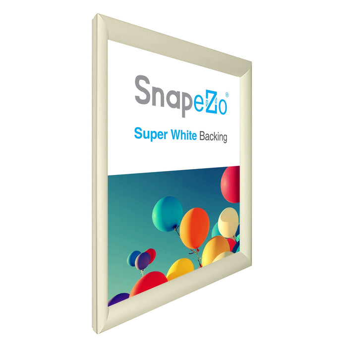 24x32 Cream SnapeZo® Snap Frame - 1.2" Profile