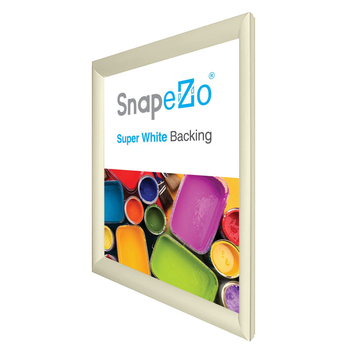24x32 Cream SnapeZo® Snap Frame - 1.2" Profile