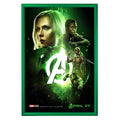 24x36 Light Green SnapeZo® Snap Frame - 1.2" Profile