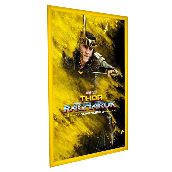 24x36 Yellow SnapeZo® Snap Frame - 1.2" Profile