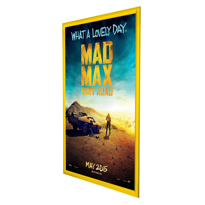 24x36 Yellow SnapeZo® Snap Frame - 1.2" Profile