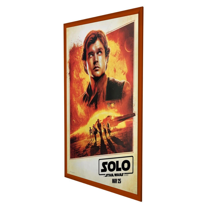 27x40 Brown SnapeZo® Snap Frame - 1.2" Profile