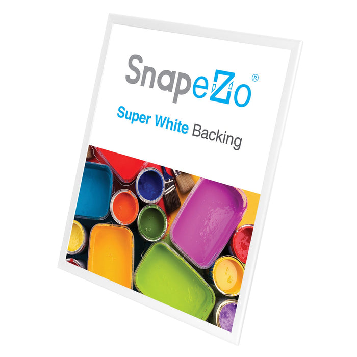 36x48 White SnapeZo® Snap Frame - 1.25" Profile