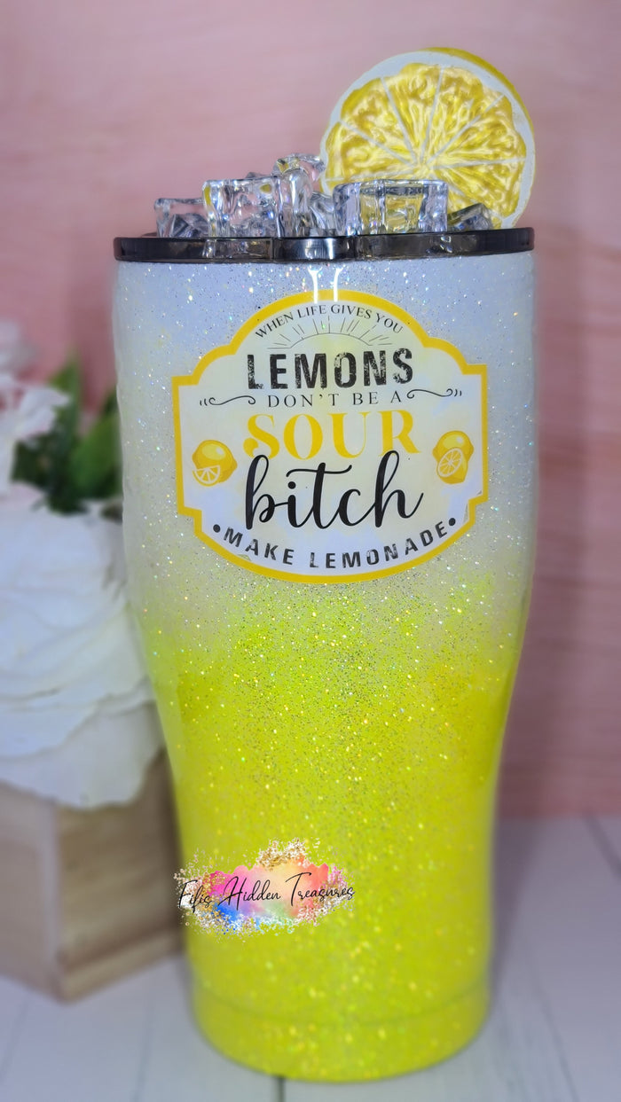 3d lid Lemons 30oz