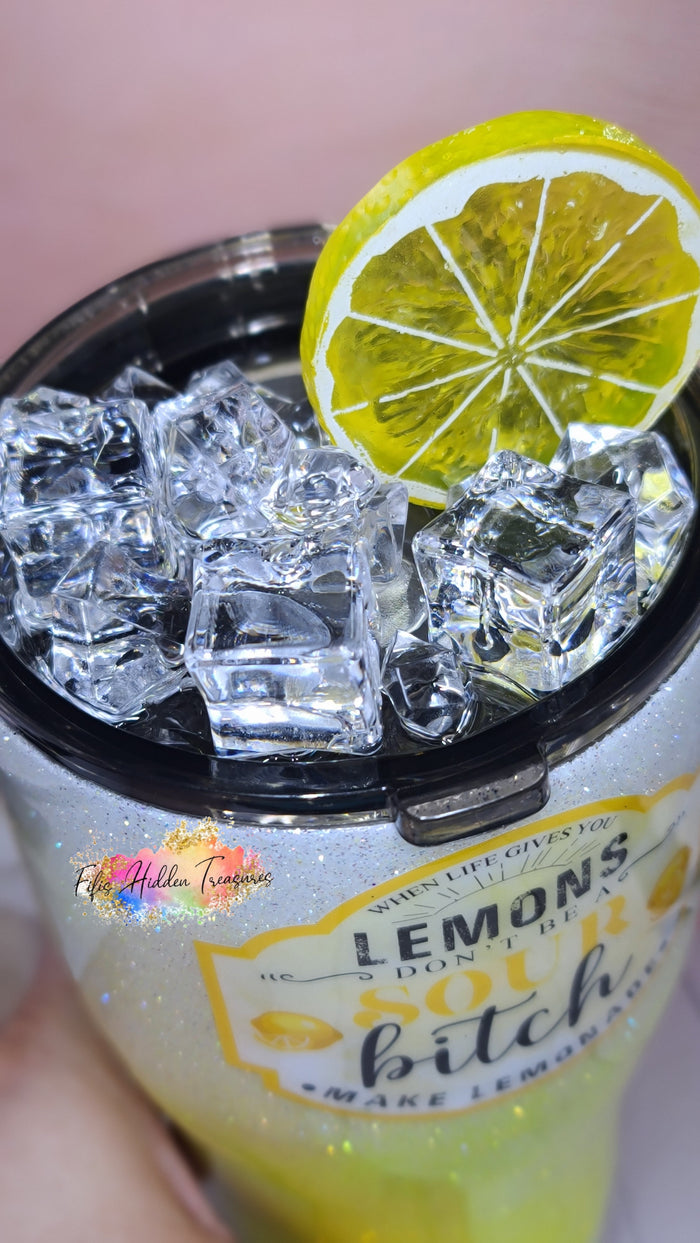 3d lid Lemons 30oz