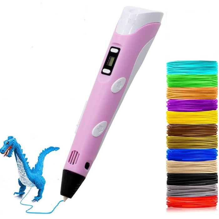 3D Printing Pen For Kids Creative Art Tool Safe No Heat Design Non Toxic Filament Back To School 2025 Gift