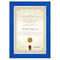 8.5x11 Blue SnapeZo® Snap Frame - 1.2" Profile