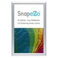 8.5x14 Silver SnapeZo® Snap Frame - 1" Profile