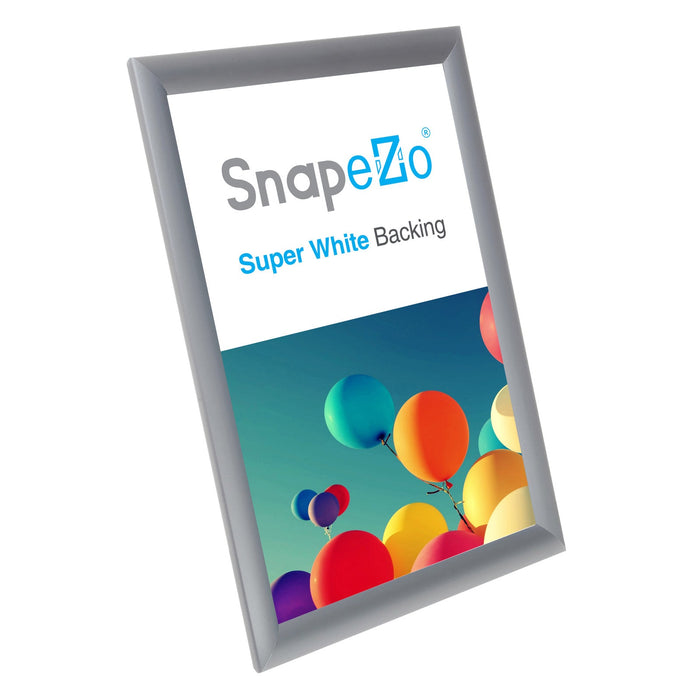 8.5x14 Silver SnapeZo® Snap Frame - 1" Profile