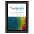 A5 Black SnapeZo® Snap Frame - 1" Profile