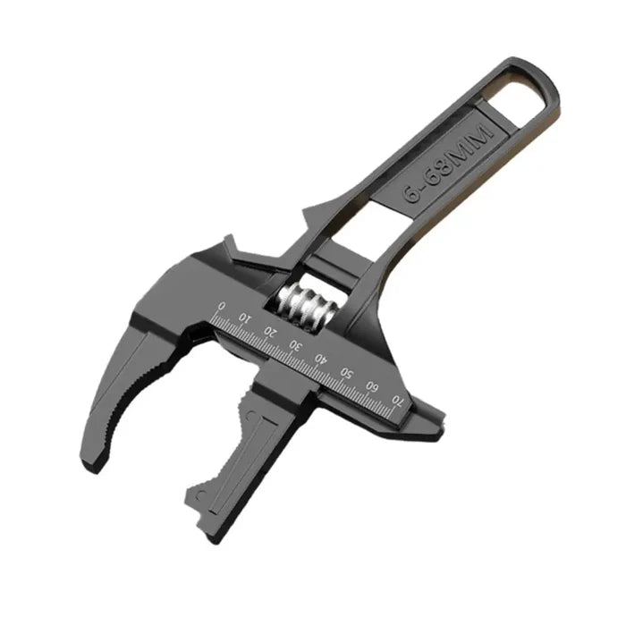 Adjustable Pipe Wrench & Nut Key - 6-68mm Home Tools for Bathroom Repair, Multi-functional Spanner