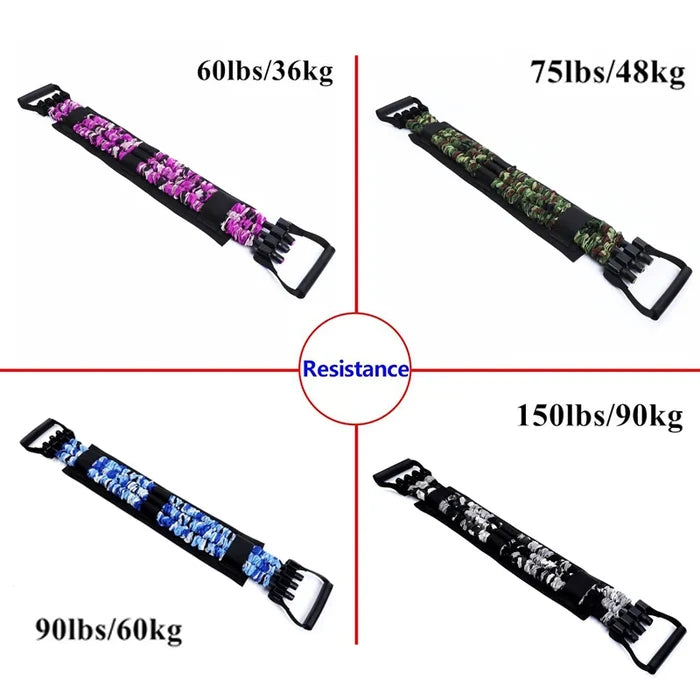 Adjustable Resistance Band Set for Fitness - Chest Workout Equipment, Home Gym Essentials