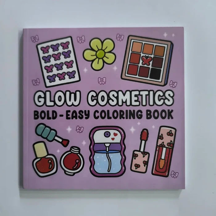 Adult Coloring Book Cosmetics Themed Bold Easy Patterns Fall 2025 Gift Idea