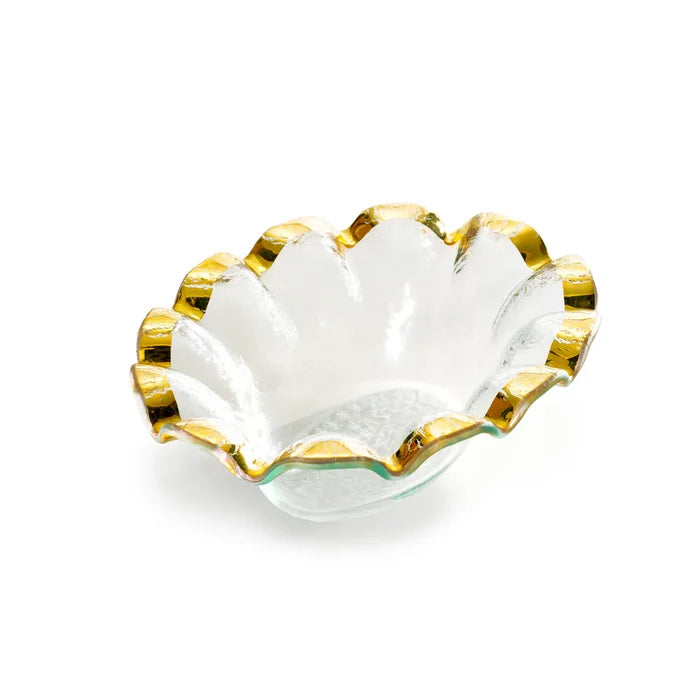 annieglass Ruffle Dip Bowl