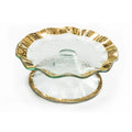 annieglass Ruffle Petit Four Stand