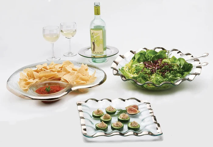 annieglass Ruffle Square Server