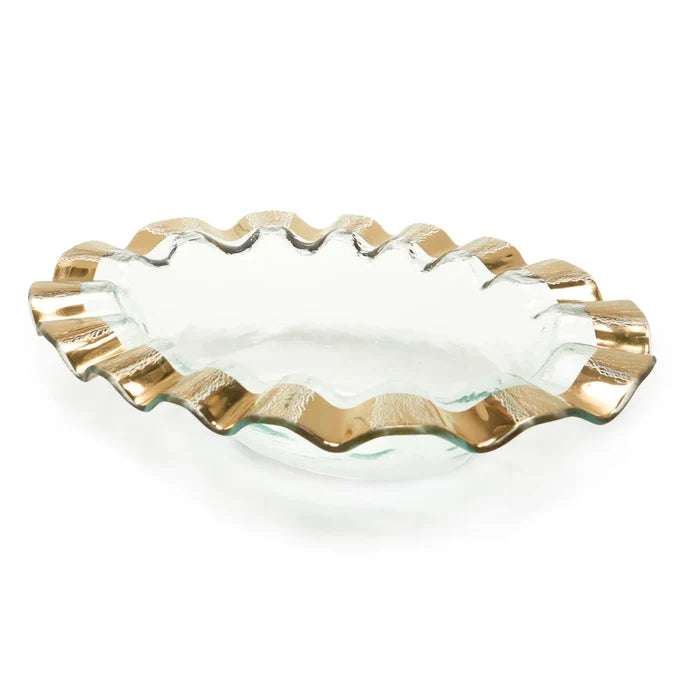 annieglass Ruffle Wine Cooler