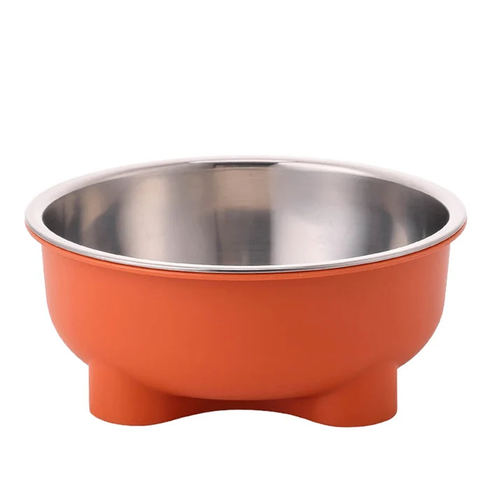 Anti Slip Stainless Steel Dog Bowl - Easy to Clean Indoor Pet Dish