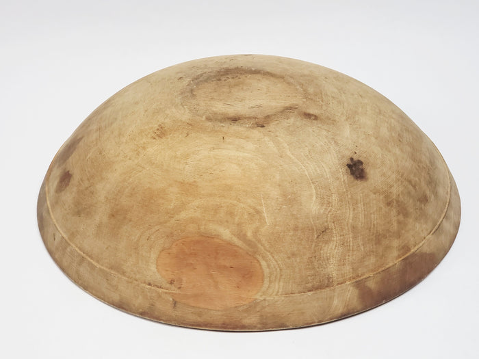 Antique Farmhouse Wooden Dough Bowl