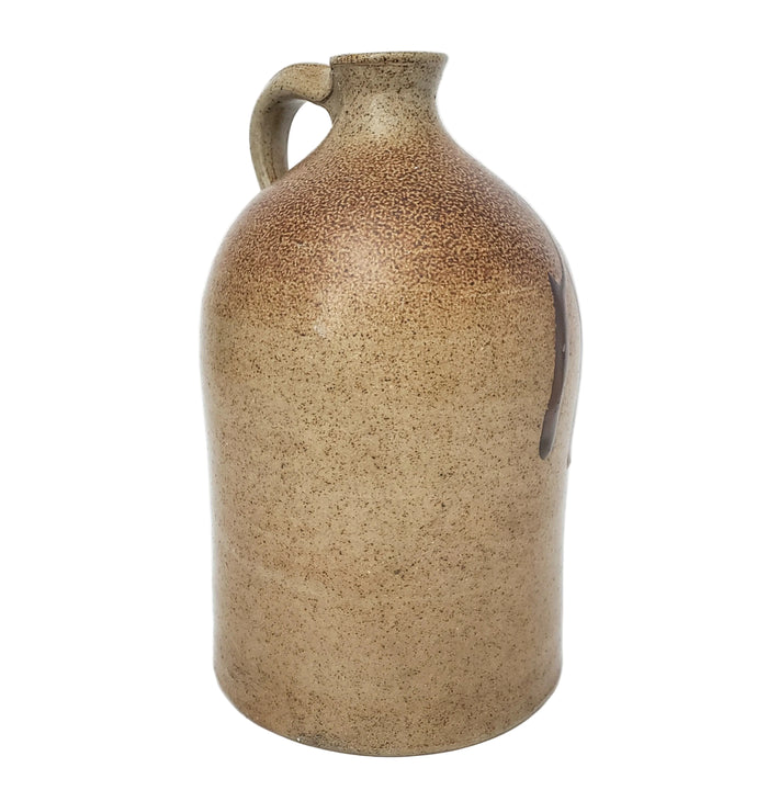 Antique Salt Glazed Stoneware Jug One Gallon Turkey Drippings