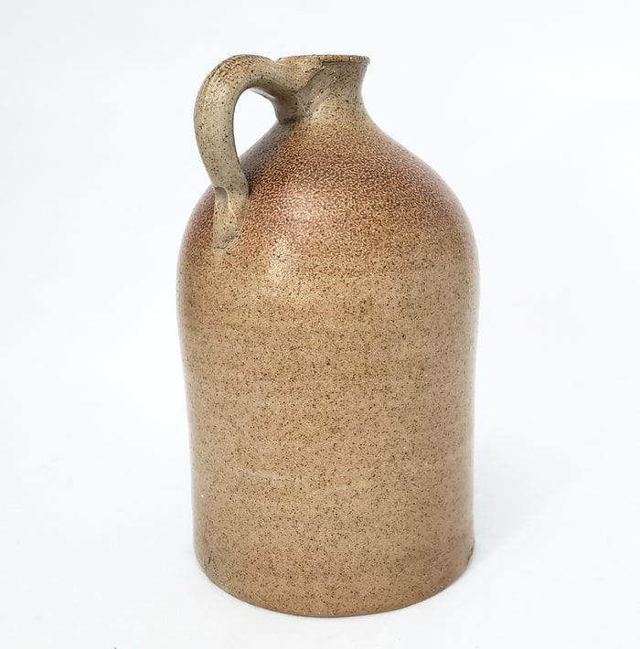 Antique Salt Glazed Stoneware Jug One Gallon Turkey Drippings
