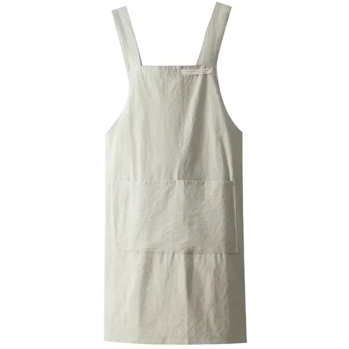 Apron Cotton Linen Minimalist Japanese Korean Kitchen And Florist Apron Fall 2025 Breathable Durable