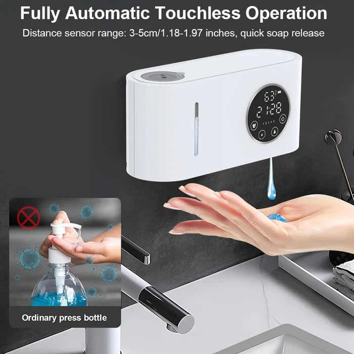 Automatic Soap Dispenser Touchless Sensor 500ml LED Screen
