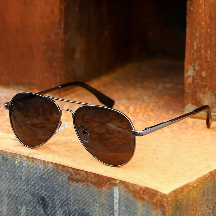 Aviation Sunglasses for Small Face Retro Male Pilot UV400