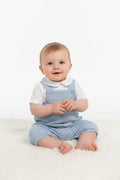 Baby Boys Dungaree Set - Sky (0-12 Months) (PK6) Bis-2120-6143