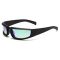 Mutige Damen-Sonnenbrille im Punk-Stil – quadratische Form, Kunststoff, für den Sommer 0