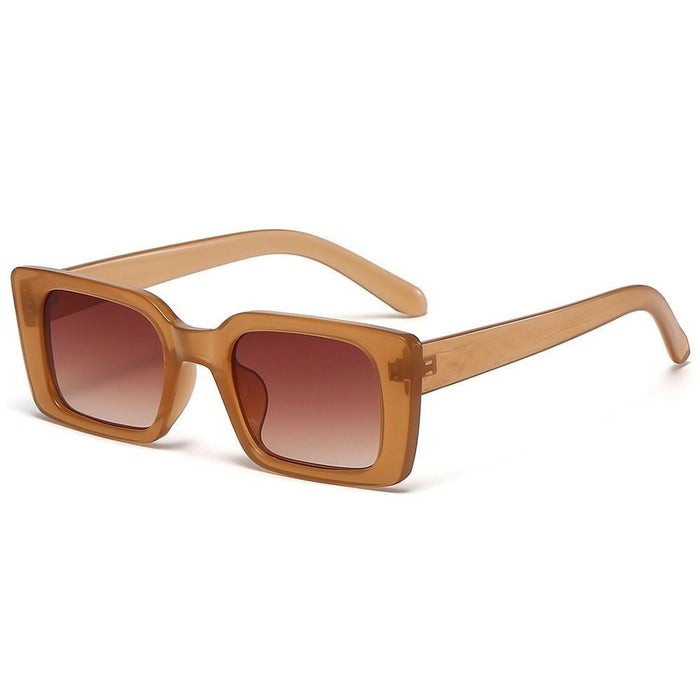 Kühn und vielseitig Damen Retro-Sonnenbrille – rechteckig, Leopardenmuster, für Sommer 2025 4