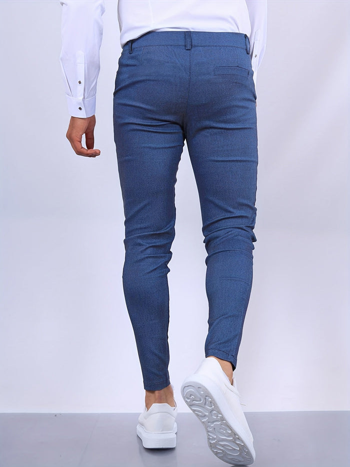 Atmungsaktive Herrenhose – Slim Fit, Baumwollmischung, für Büro und Freizeit 1