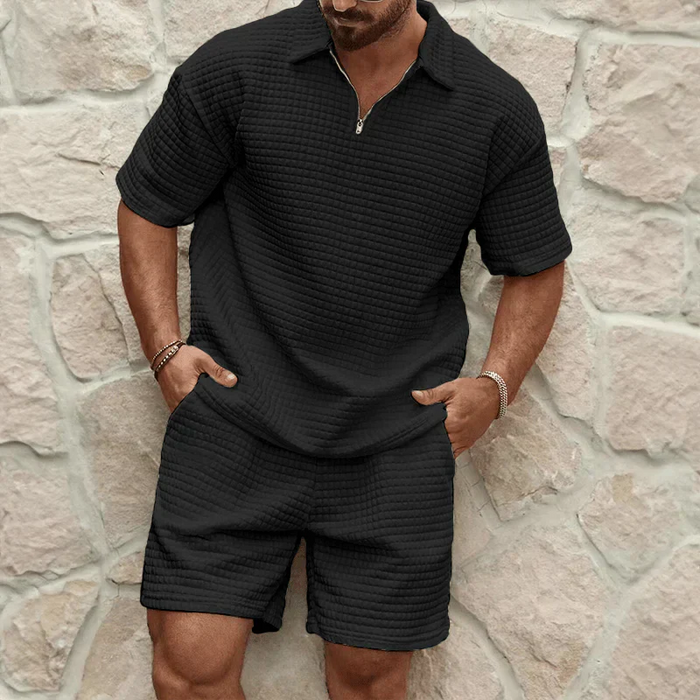 Atmungsaktives Herren T-Shirt Set – lässiger Schnitt, weiche Baumwolle, für Sommeraktivitäten 2