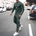 Atmungsaktiver Herren Trainingsanzug – Slim Fit, Baumwollmischung, für Freizeit und Sport 0